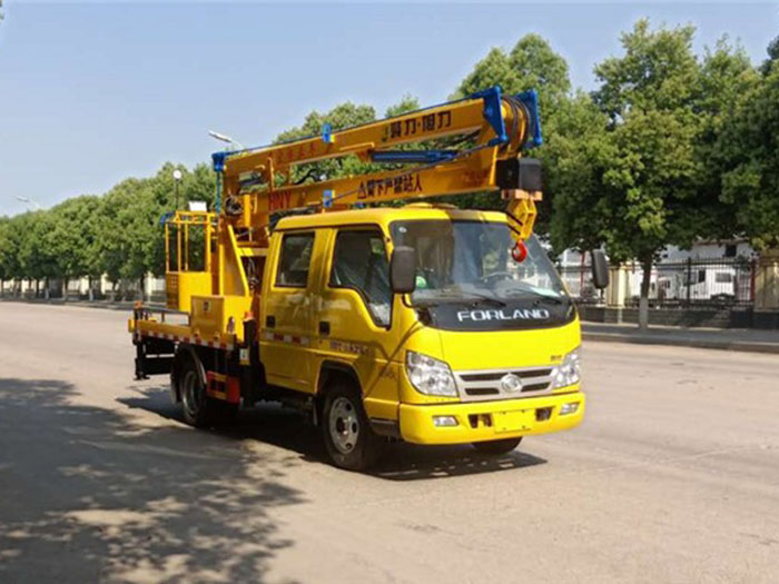 福田雙排座13米高空作業(yè)車(chē)圖片2