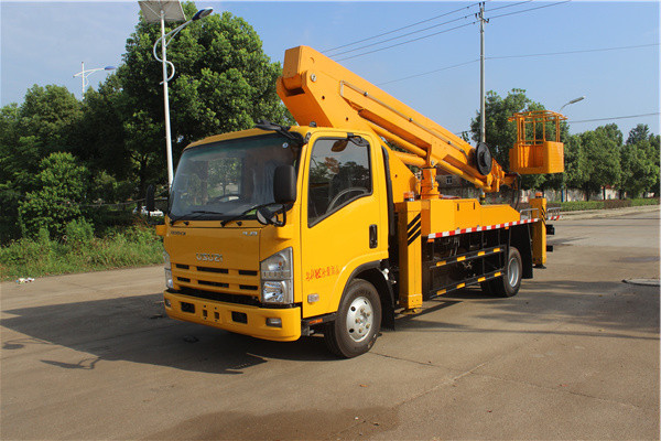 五十鈴單排26米伸縮臂高空作業(yè)車(chē)