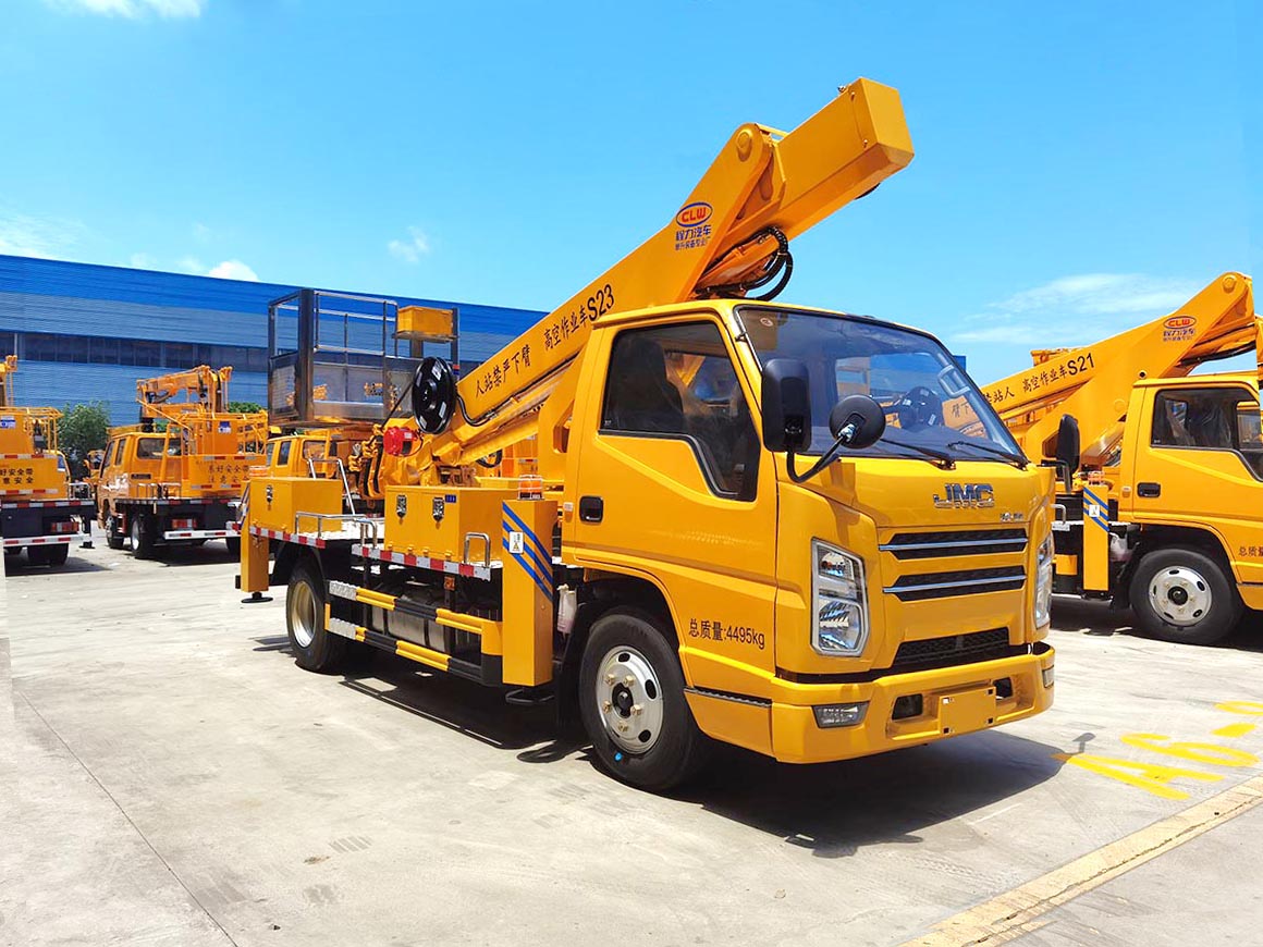 江鈴順達23米伸縮臂藍牌高空作業(yè)車(chē)圖片3