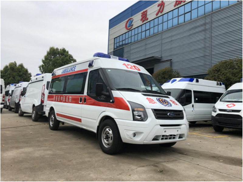 福特新世代V348長(cháng)軸中頂運輸型救護車(chē)圖片2
