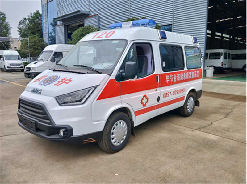 江鈴特順短軸中頂監護型救護車(chē)