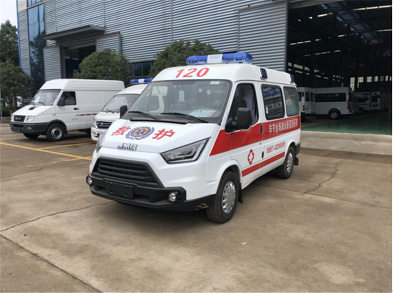 江鈴特順短軸中頂監護型救護車(chē)圖片2