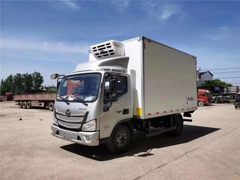 福田歐馬可156馬力藍牌冷藏車(chē)