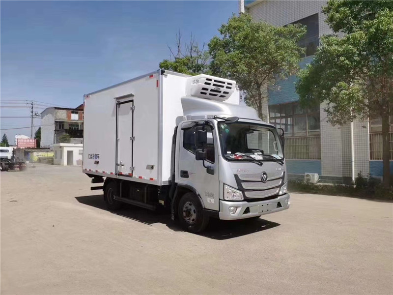福田歐馬可156馬力藍牌冷藏車(chē)圖片2