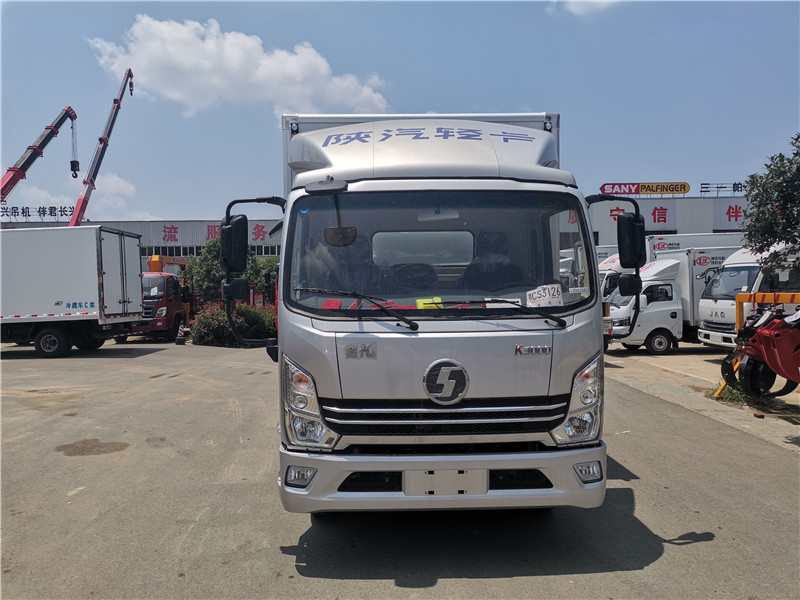 陜汽德龍4.2米藍牌冷藏車(chē)圖片3