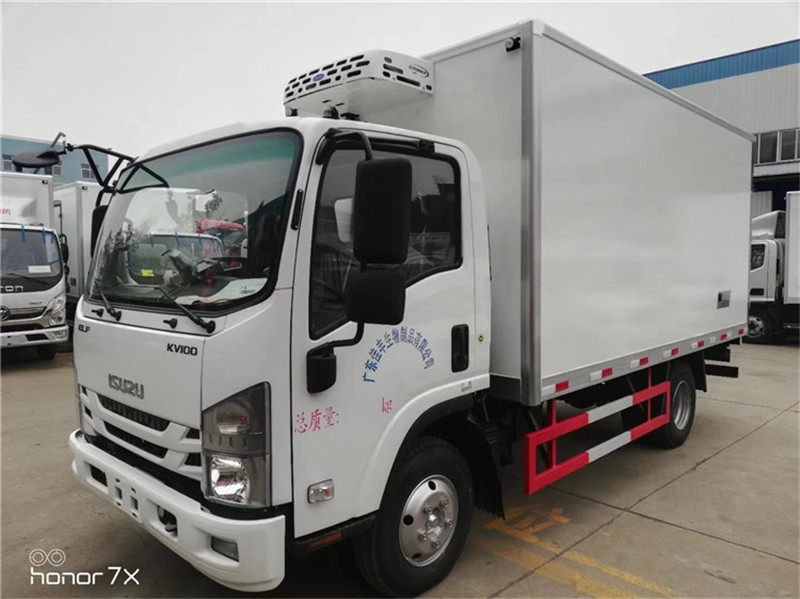 慶鈴五十鈴KV100藍牌冷藏車(chē)
