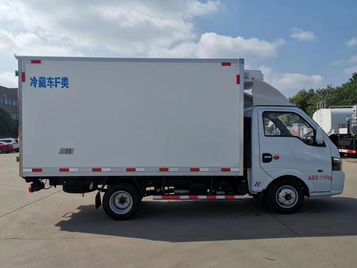 東風(fēng)汽油后雙輪冷藏車(chē)圖片3