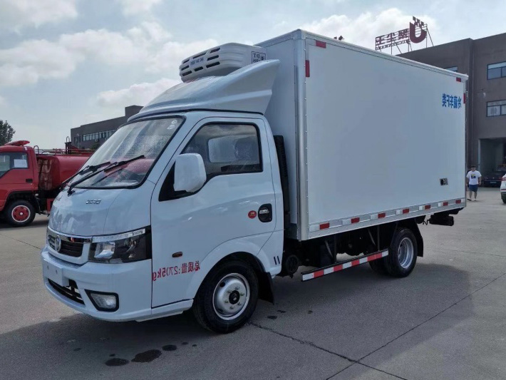 東風(fēng)汽油后雙輪冷藏車(chē)