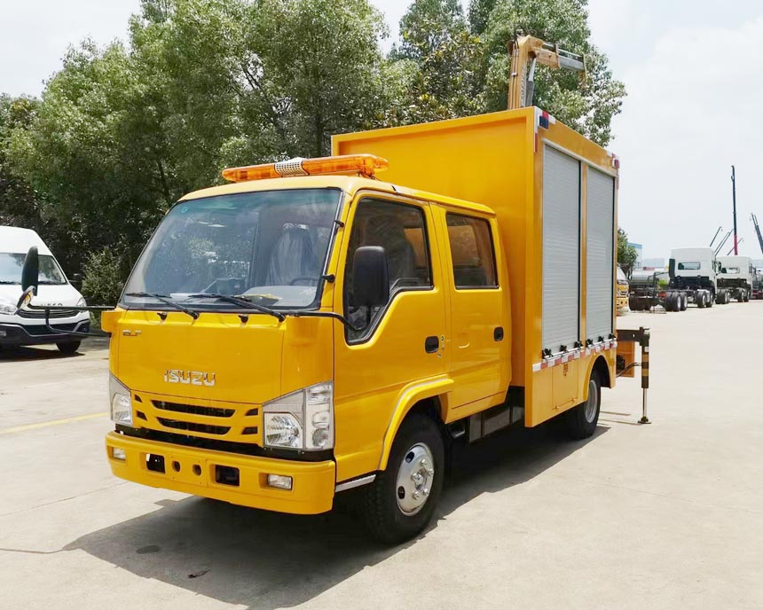 五十鈴雙排后置吊排水搶險車(chē)工程救險車(chē)