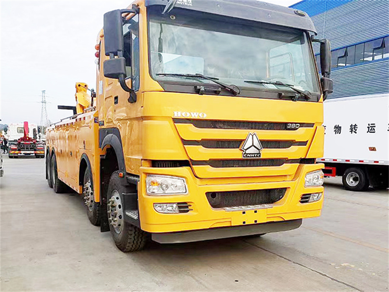 重汽豪沃前四后八拖吊聯(lián)體清障車(chē)圖片2