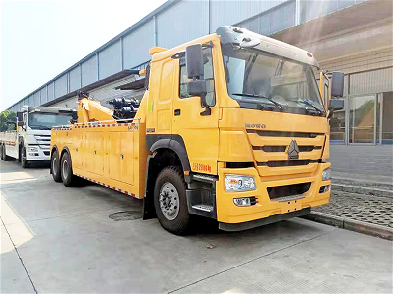 重汽豪沃后雙橋一拖一清障車(chē)圖片3