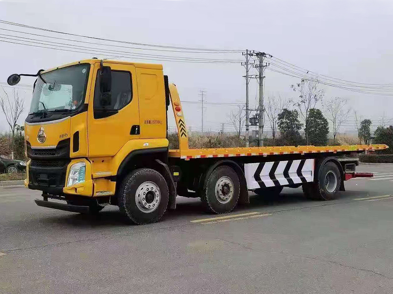 柳汽乘龍小三軸一拖二清障車(chē)