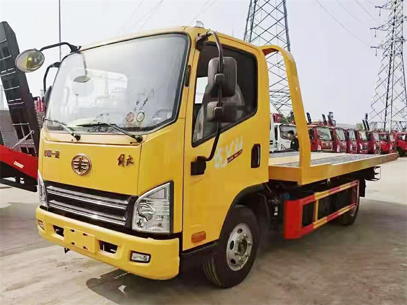 解放虎V藍牌一拖二清障車(chē)