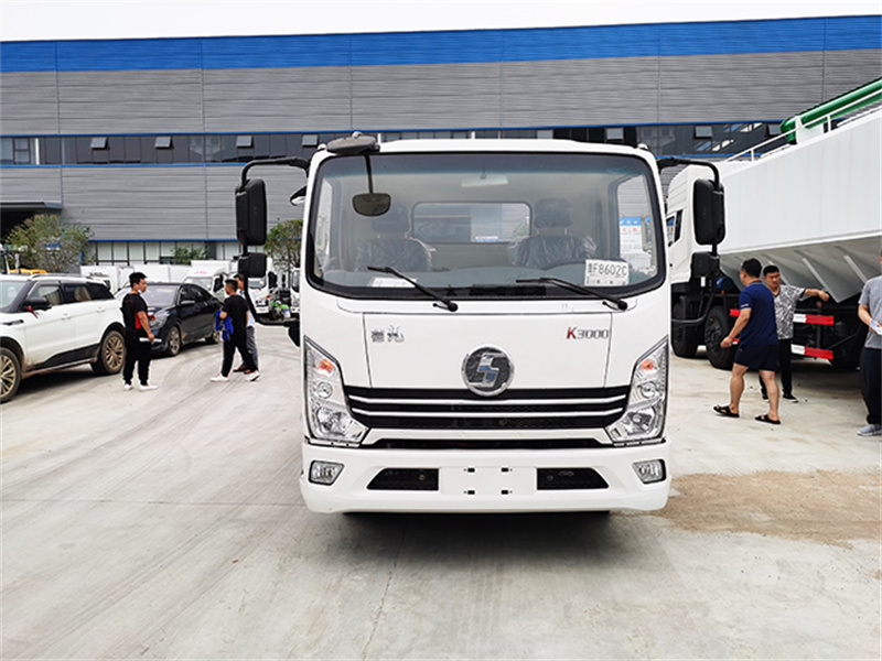 陜汽德龍K3000一拖二平板清障車(chē)圖片4