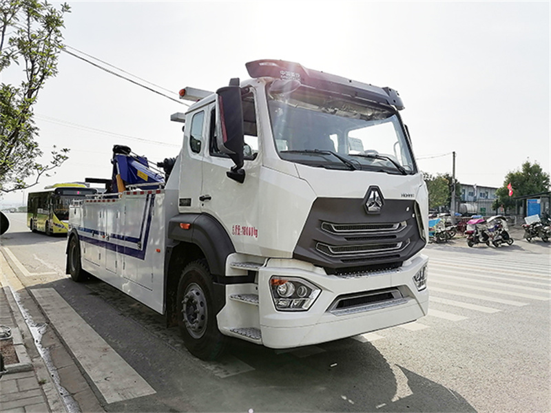 單橋重汽豪瀚拖吊聯(lián)體清障車(chē)圖片2