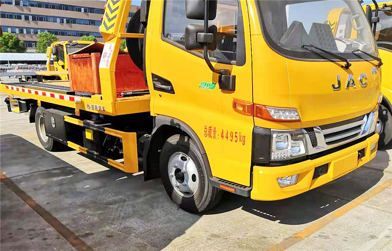 江淮駿玲V5藍牌一體板清障車(chē)圖片2