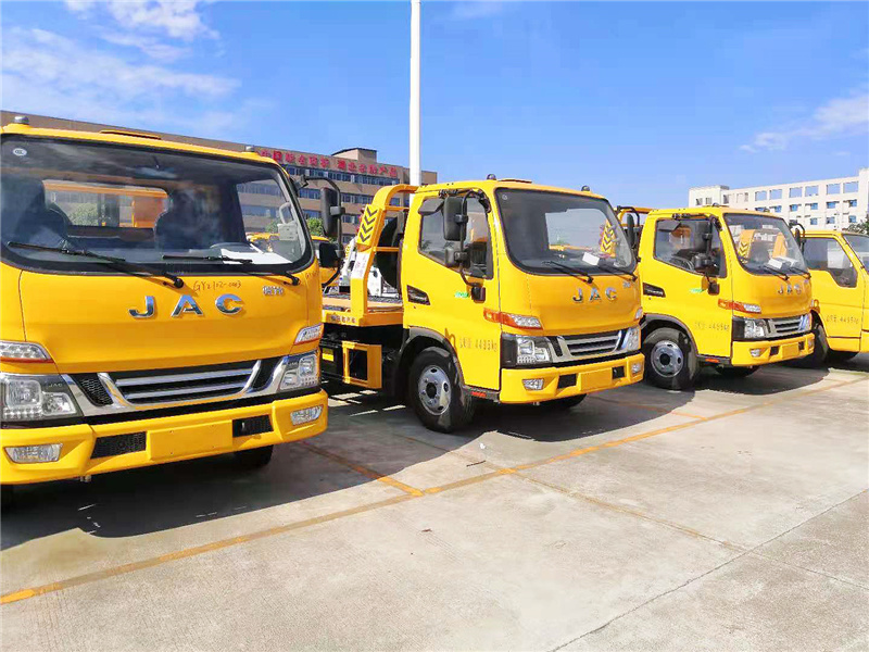 江淮駿玲V5藍牌一體板清障車(chē)圖片3