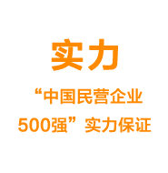 實(shí)力——“中國民營(yíng)企業(yè)500強”實(shí)力保證